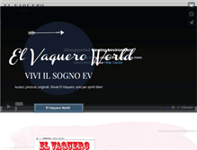 Tablet Screenshot of elvaquero.it